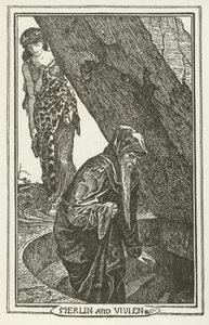 Merlino e Vivien da Henry Justice Ford